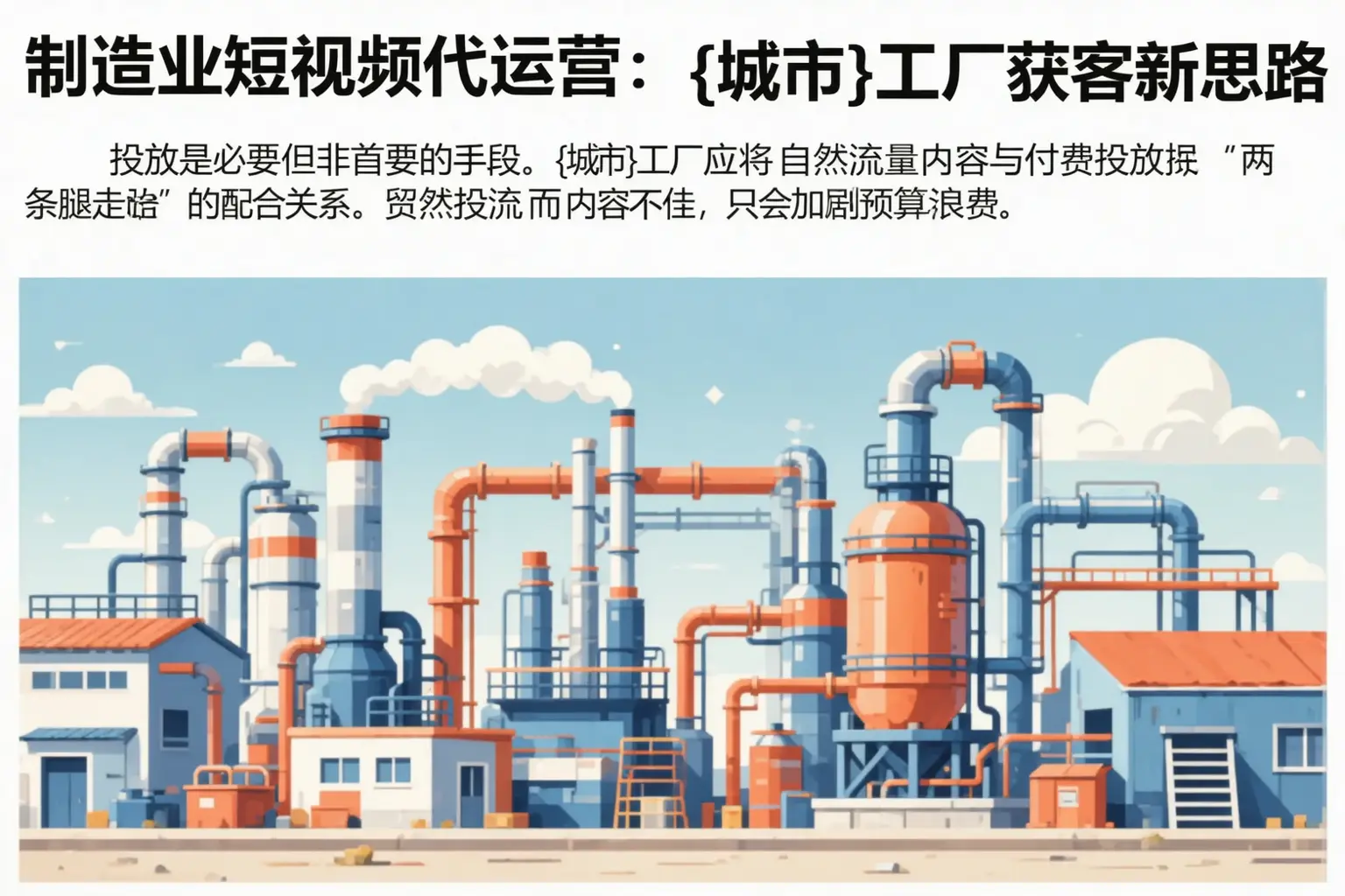 制造业短视频代运营:珲春工厂获客新思路