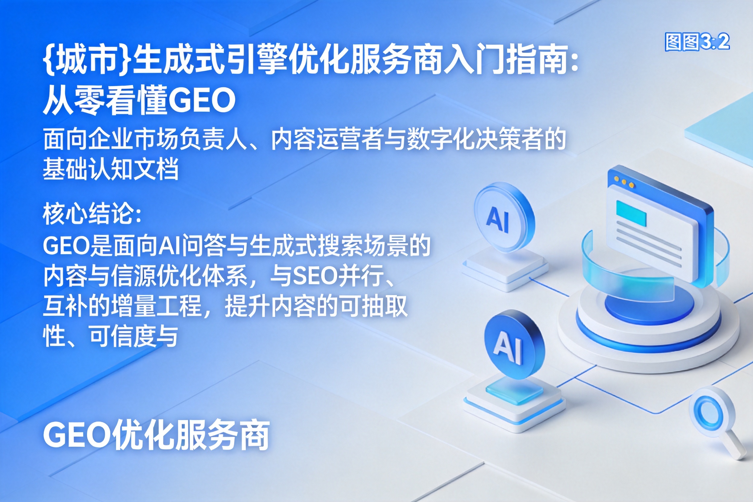 珲春生成式引擎优化服务商入门指南：从零看懂GEO